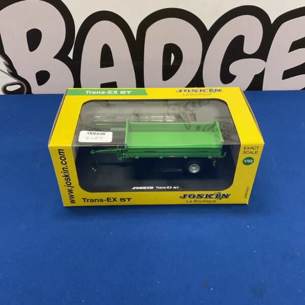 Detailed 1/32 scale Joskin Trans-EX 5T agricultural trailer model.