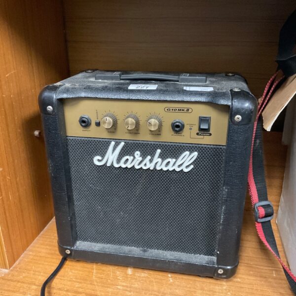 Vintage Marshall G10 MKII guitar amplifier, black vinyl covering.