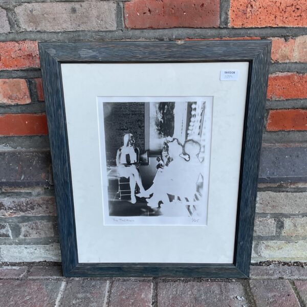 Limited edition Robert d McBain Talkies print, numbered 1/25.