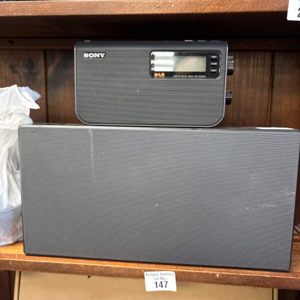 Sony CMT-X3CD Hi-Fi system with digital radio receiver.