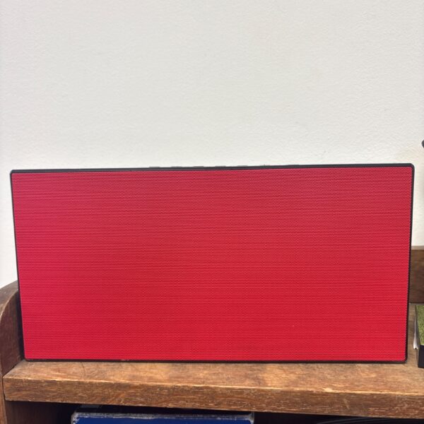 Vintage Sony CMT-X3CD stereo system, powers on.