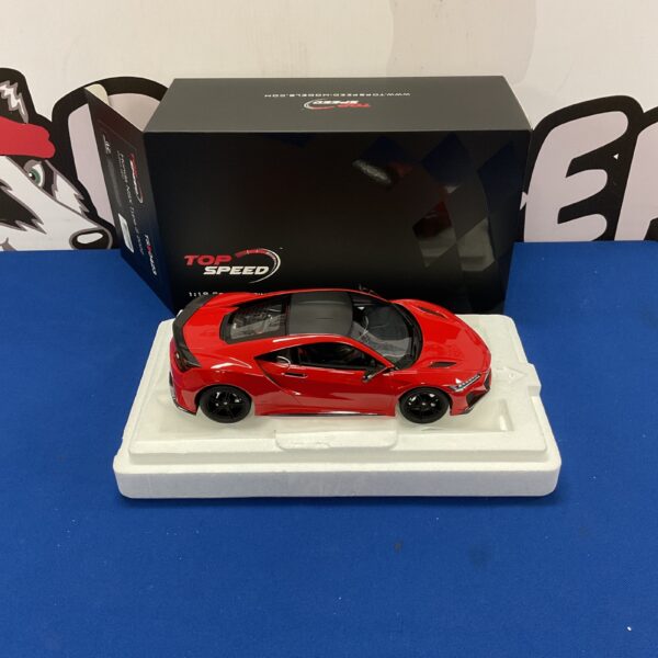 Detailed TopSpeed Honda NSX model car, a collectible resin replica.