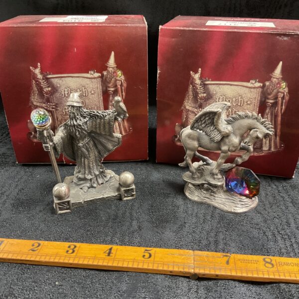 Tudor Mint Wizard Pegasus figurine from the Myth and Magic collection.